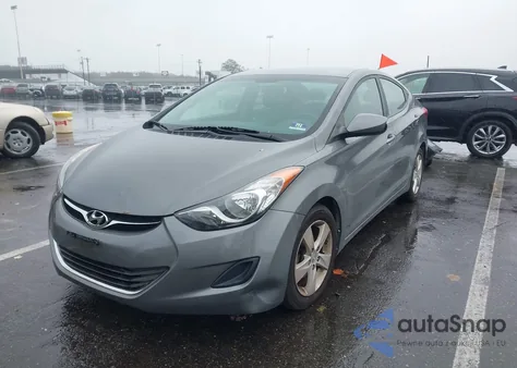 2013 Hyundai Elantra Gls from USA, damaged, VIN 5NPDH4AE4DH419795